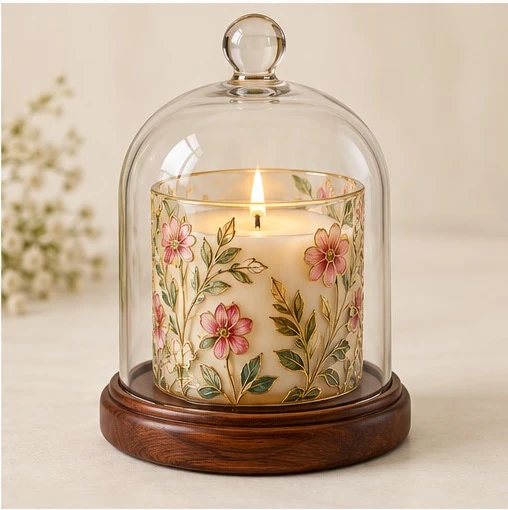 Floral Dome Candle — illustrative product reference