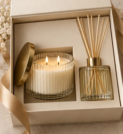 Signature Candle & Diffuser — illustrative product reference